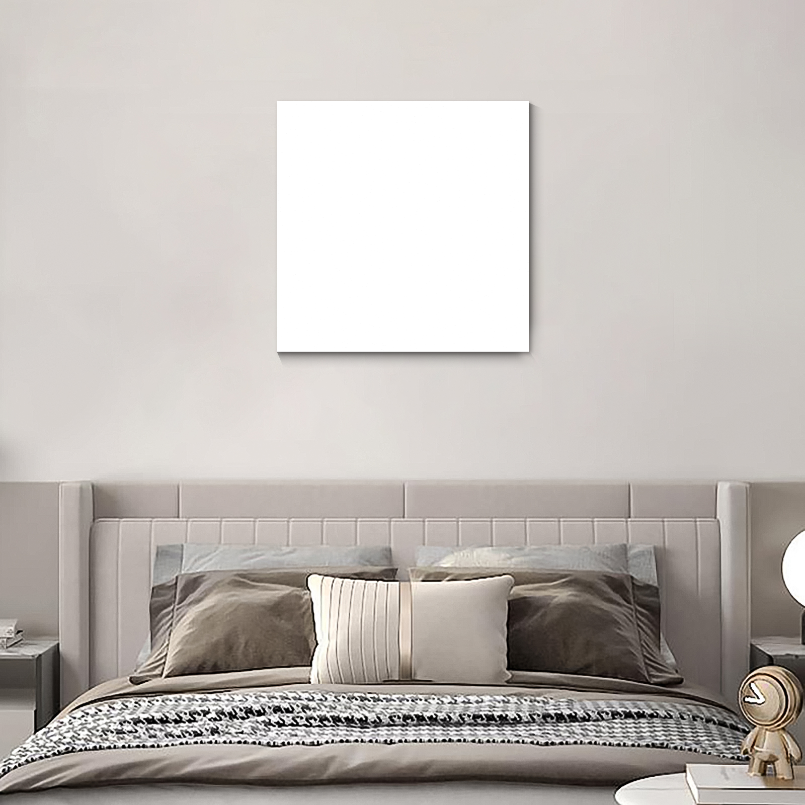 Custom Square Canvas Oil Painting Wall Art – Personalized Photo Print on Canvas for Home Decor