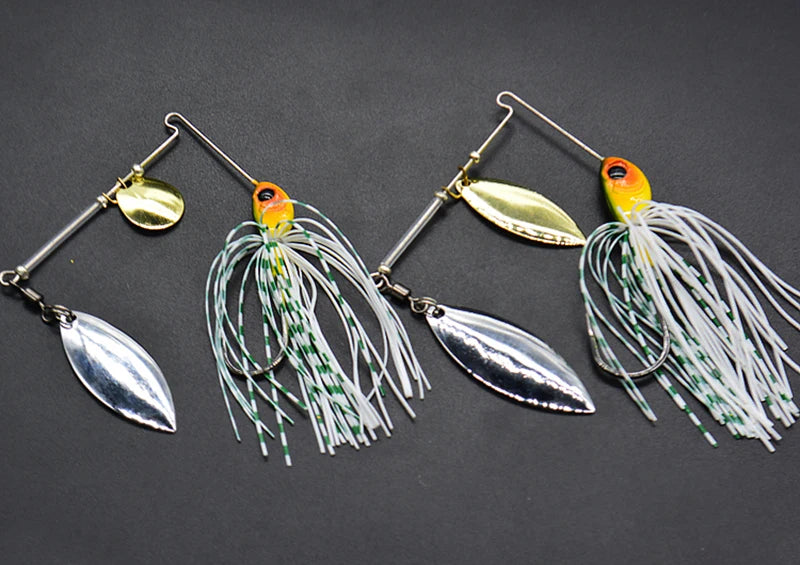 1pcs Fishing Lure 12/17g Wobblers Lures Spinners Spoon Bait For Pike  Tackle All Artificial Baits Metal Sequins Spinnerbait