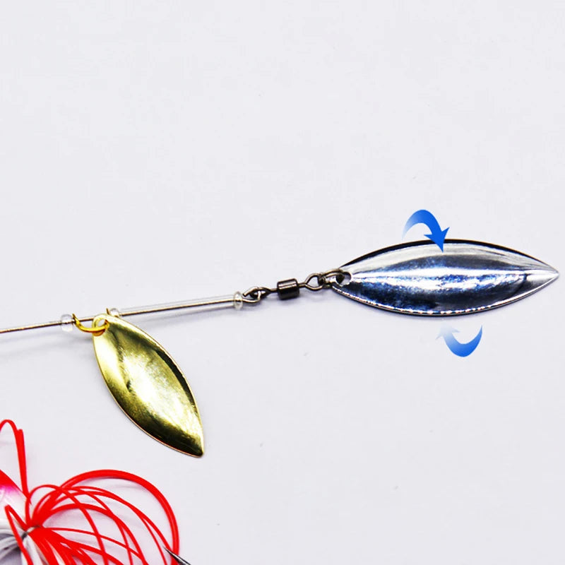 1pcs Fishing Lure 12/17g Wobblers Lures Spinners Spoon Bait For Pike  Tackle All Artificial Baits Metal Sequins Spinnerbait