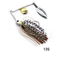 1pcs Fishing Lure 12/17g Wobblers Lures Spinners Spoon Bait For Pike  Tackle All Artificial Baits Metal Sequins Spinnerbait