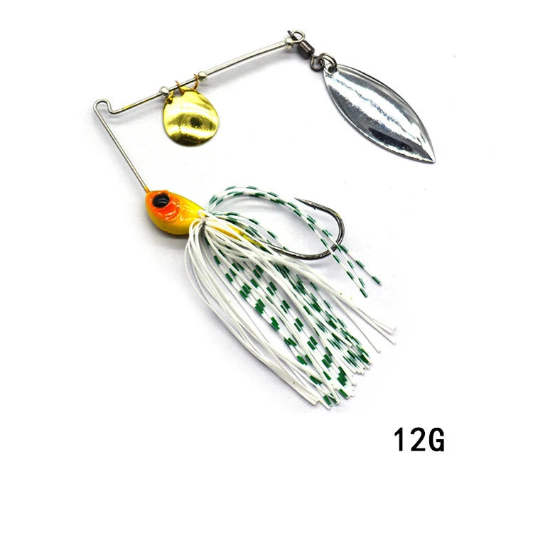 1pcs Fishing Lure 12/17g Wobblers Lures Spinners Spoon Bait For Pike  Tackle All Artificial Baits Metal Sequins Spinnerbait