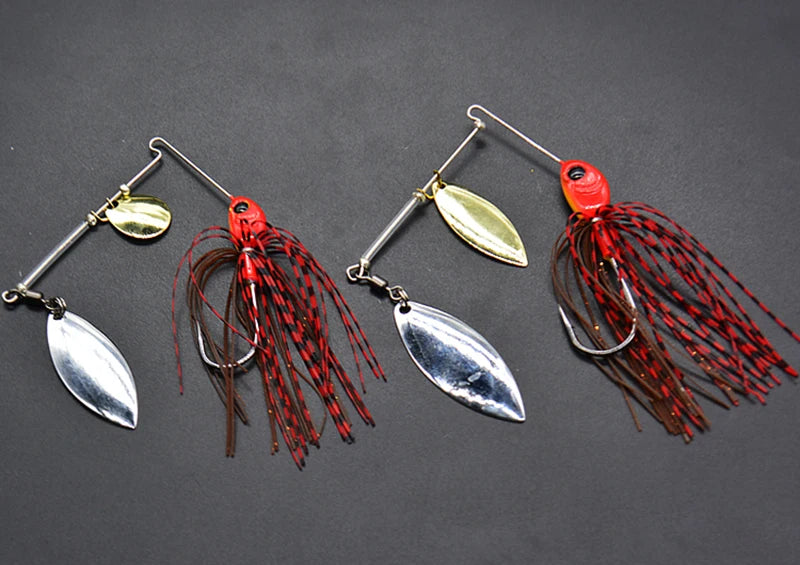 1pcs Fishing Lure 12/17g Wobblers Lures Spinners Spoon Bait For Pike  Tackle All Artificial Baits Metal Sequins Spinnerbait