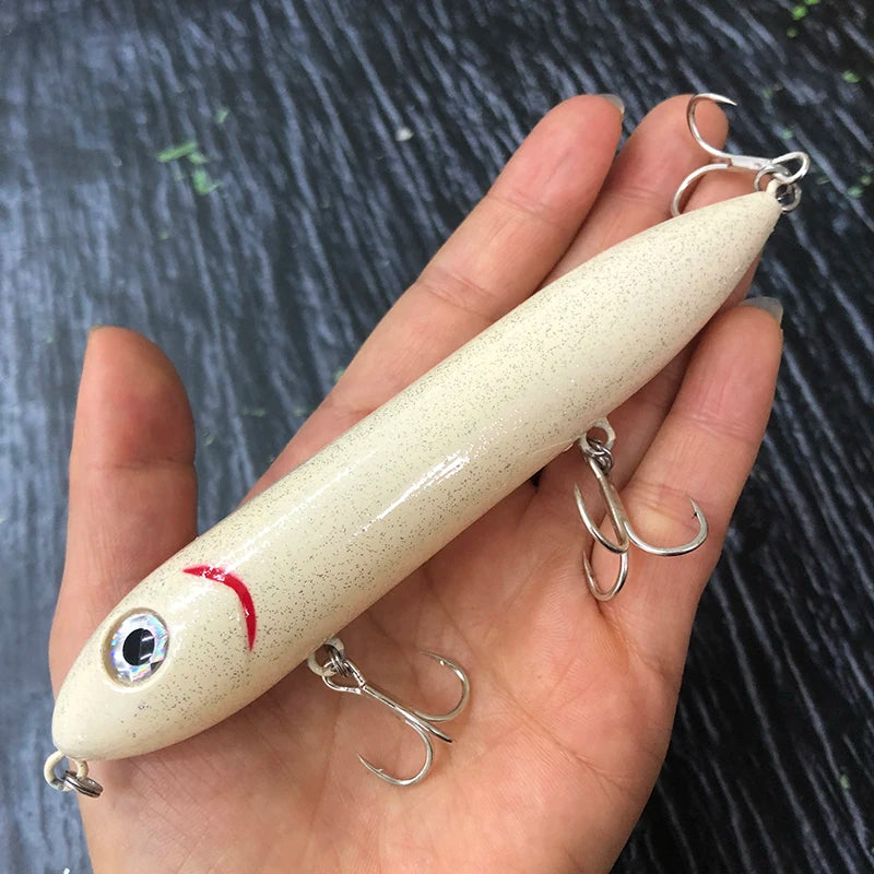 126mm 26g Lures Top Water Artificial Bait Pesca Wobbler for Bass Walking the Dog Swimbait Equipment