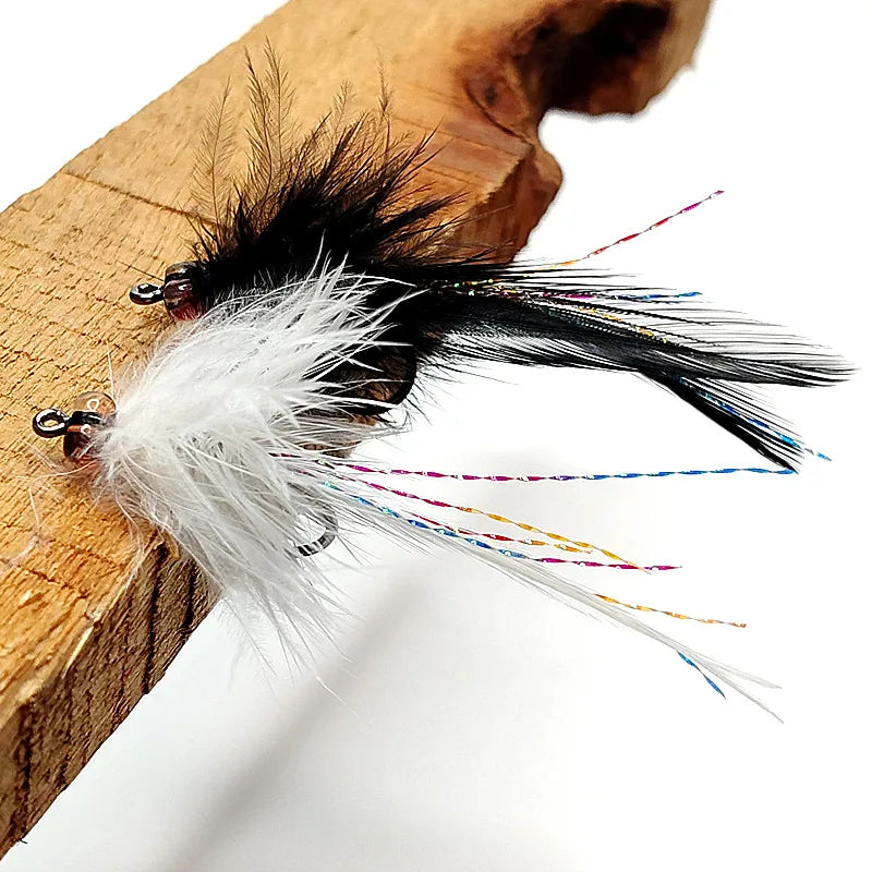 5pcs/8pcs Big Streamer Kit for Saltwater Fishing Vibrant  Flies with Waterproof, Trout, Bass, Muskie | Includes Zonker