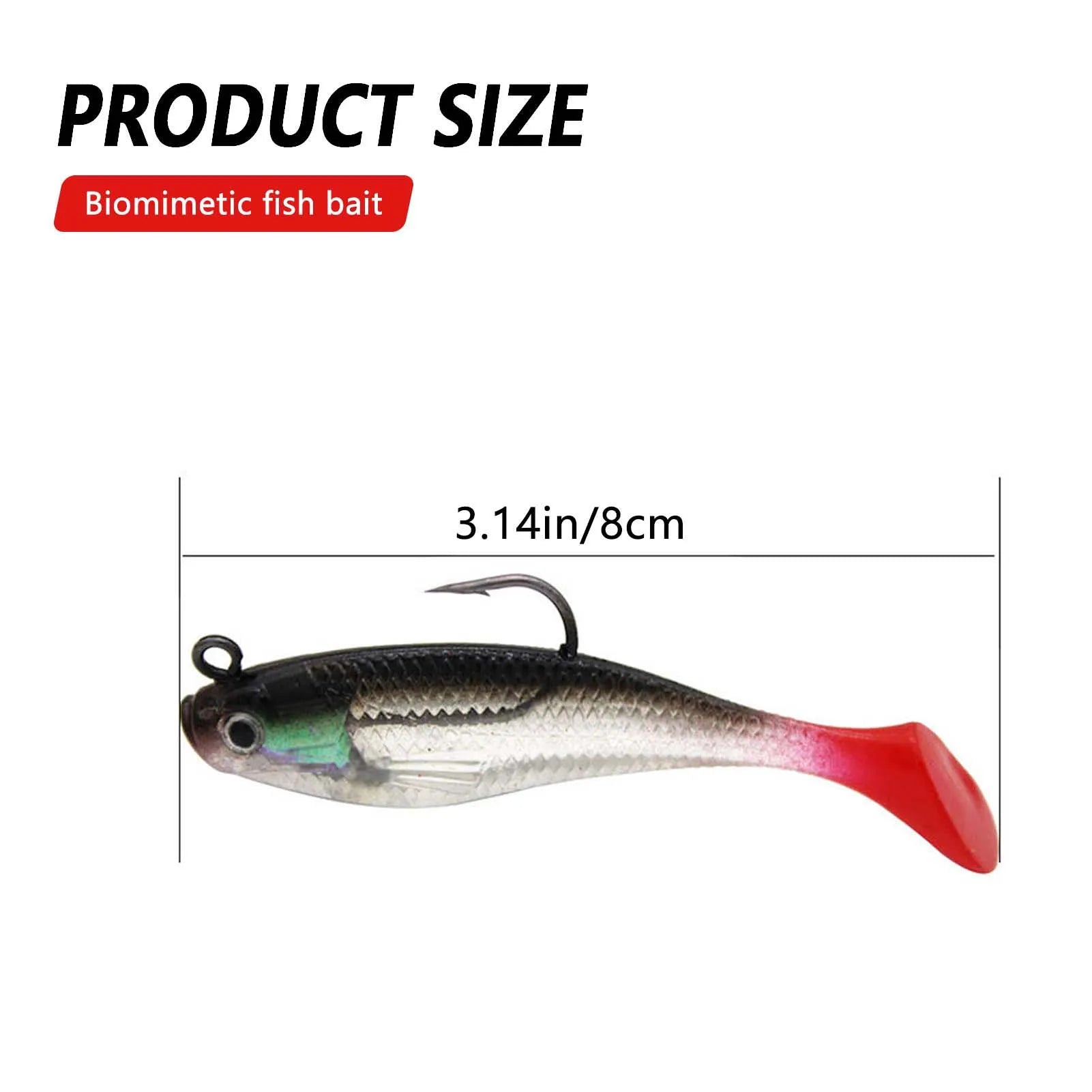Soft Artificial Bait (5pcs)