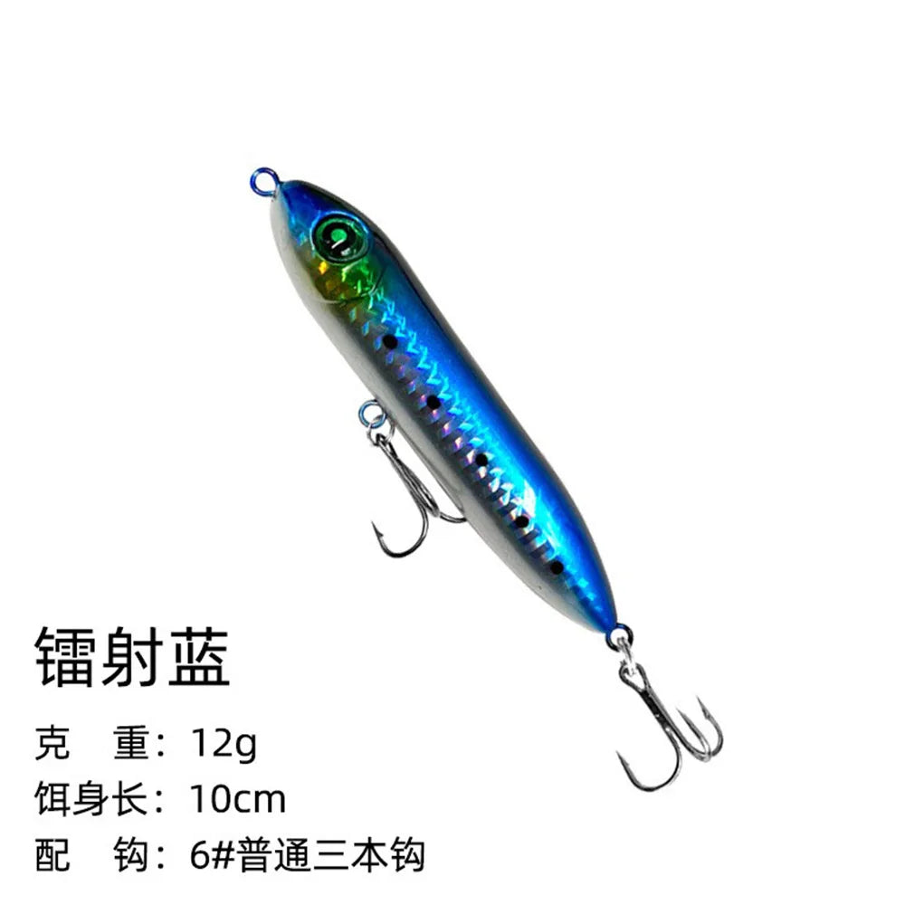 Topwater Fishing Lure 10cm 12g Surface Pencil Lures Floating Long Shot Bait Wobbler Freshwater Super Spook Fishing Tackle