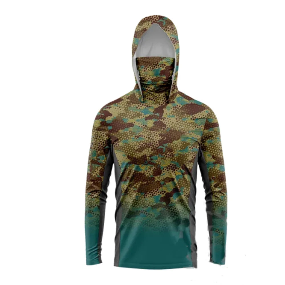 UV Protection Fishing Shirt w/ Mask