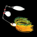 New 1/2PCS Fishing Lure Wobblers Lures Spinners Spoon Bait For Pike Peche Tackle All Artificial Baits Metal Sequins Spinnerbait