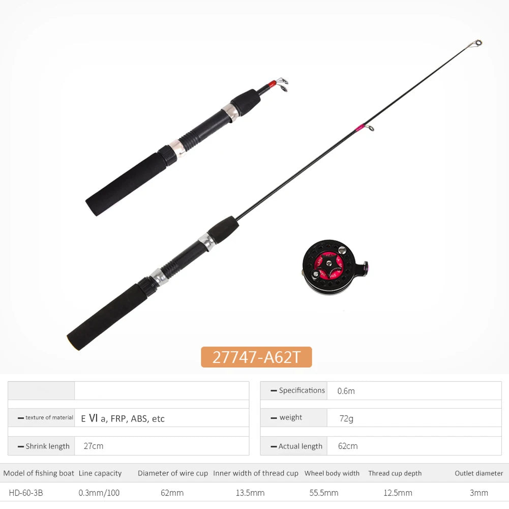 Ice Fishing Rod & Reel Combo