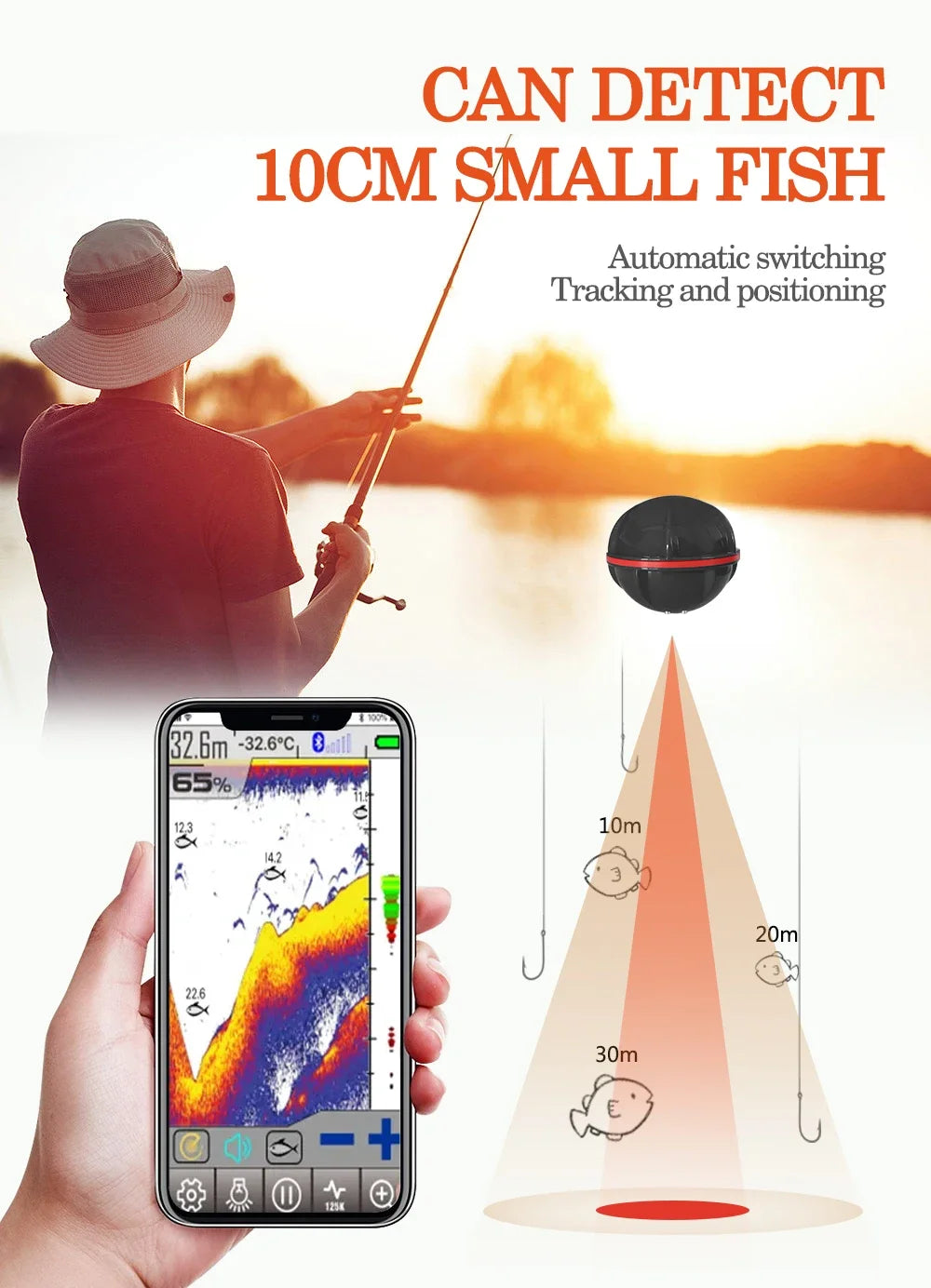 Wireless Smart Fishfinder