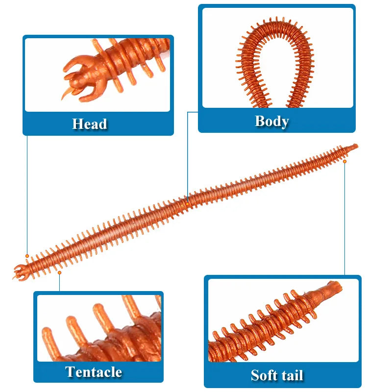 OSP Soft Worm Fishing Lure 130mm 1.8g Fake Silicone Fish Bait for Sea Fishing Accessories Professional Swimbait