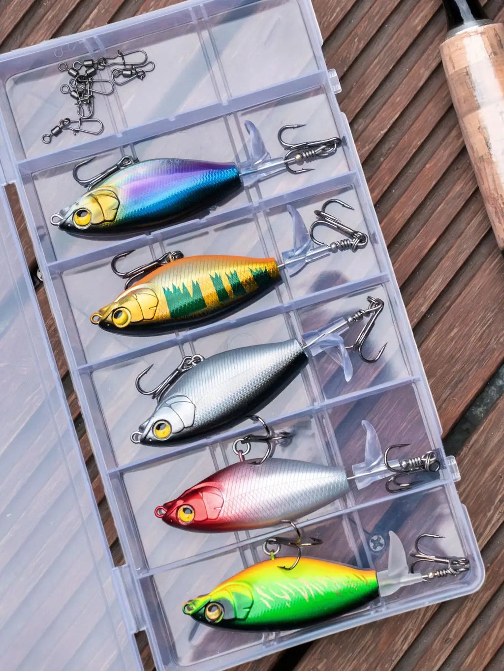 Whopper Top Water Fishing Lure with BKK Hooks Floating Lure for Bass Catfish Pike Freshwater Saltwater