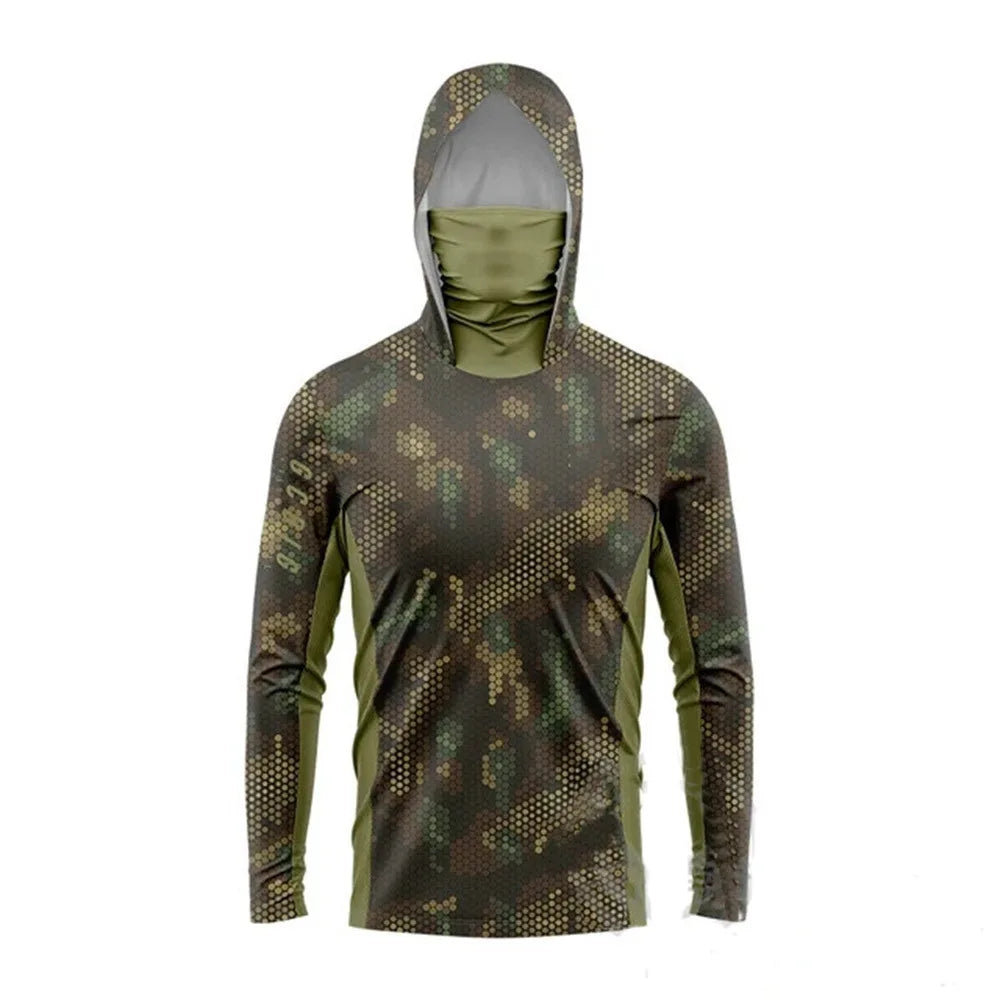 UV Protection Fishing Shirt w/ Mask