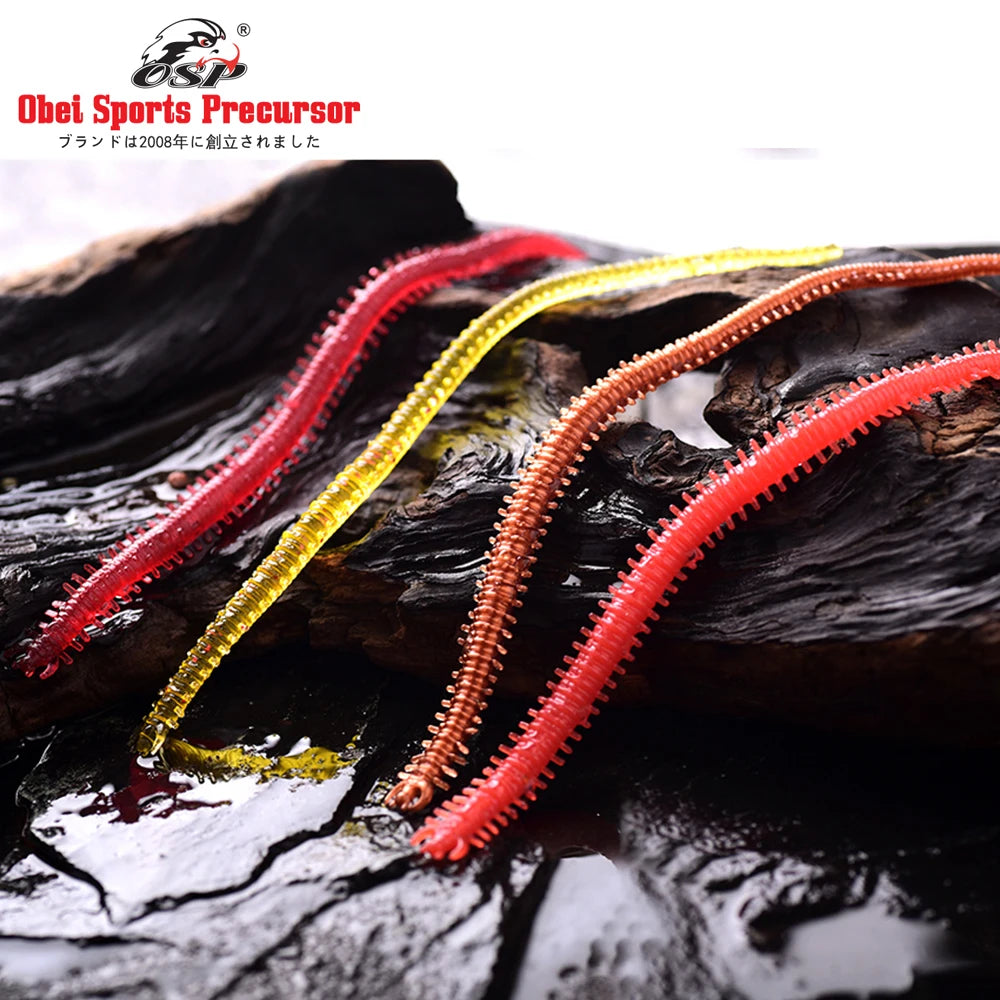 OSP Soft Worm Fishing Lure 130mm 1.8g Fake Silicone Fish Bait for Sea Fishing Accessories Professional Swimbait