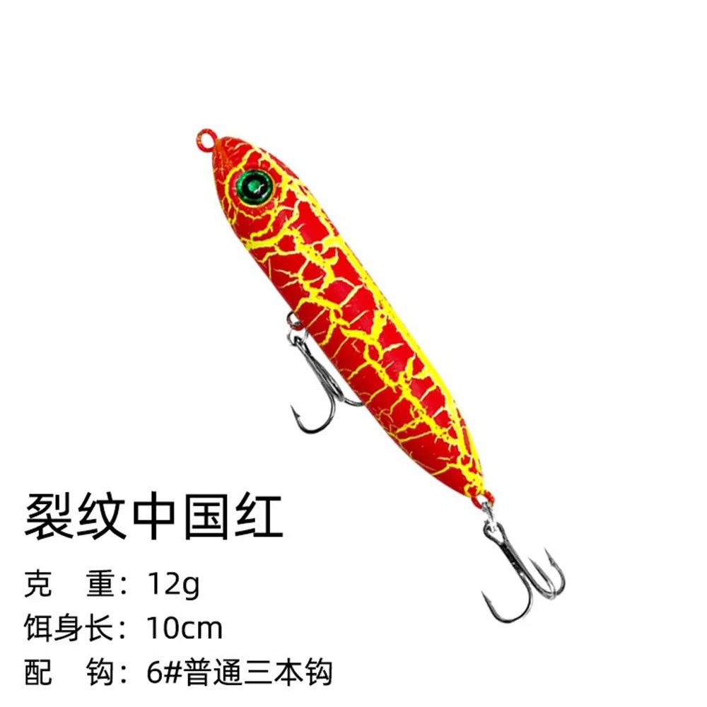 Topwater Fishing Lure 10cm 12g Surface Pencil Lures Floating Long Shot Bait Wobbler Freshwater Super Spook Fishing Tackle