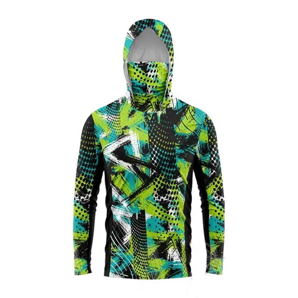 UV Protection Fishing Shirt w/ Mask
