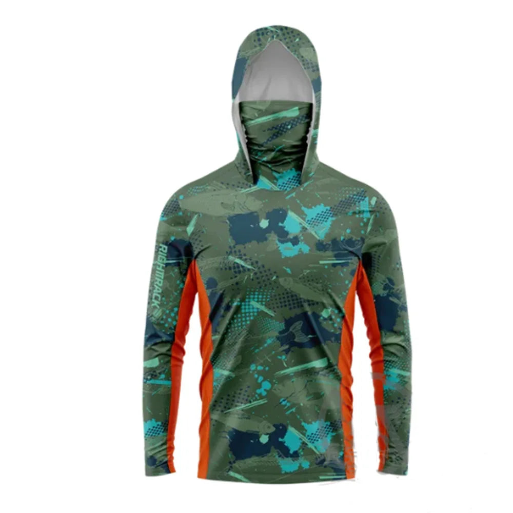 UV Protection Fishing Shirt w/ Mask