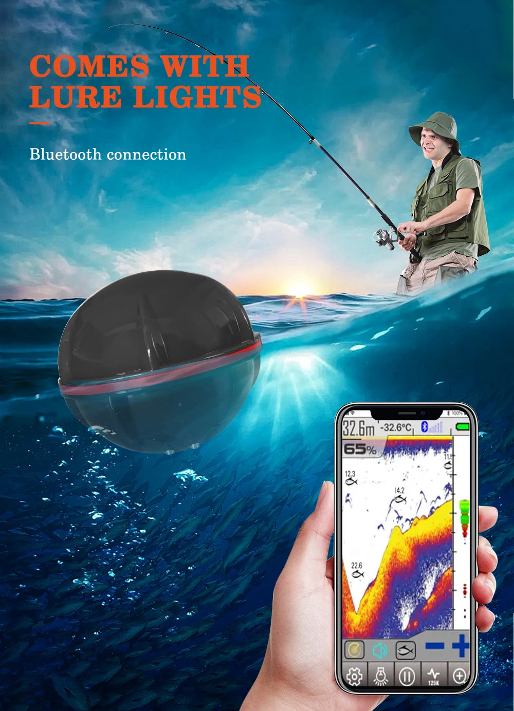 Wireless Smart Fishfinder