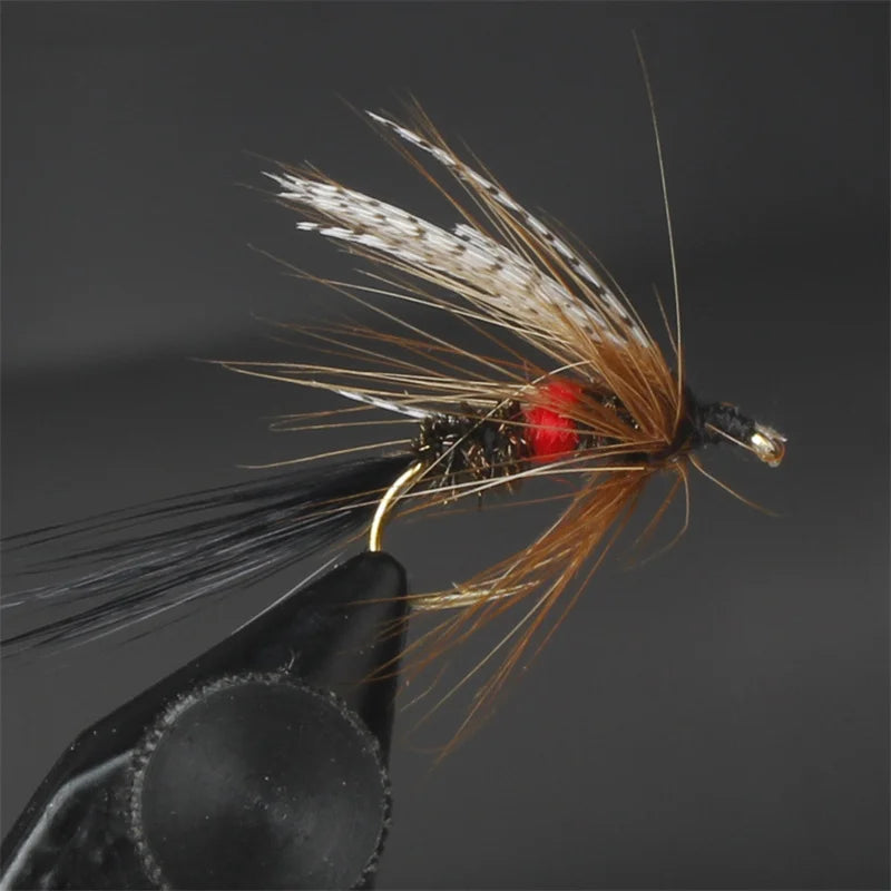 5/10/20Pcs Biomimetic Wet Fly Flies Fishing Flies Artificial Insect Hook Bait Mosquito Fly Fishing Feather Fish Hook Trout Lures