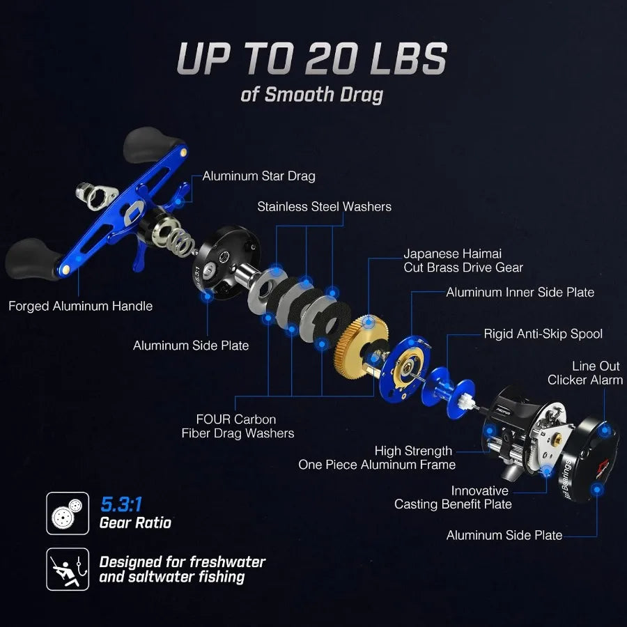 Chaos XS Baitcasting Reel