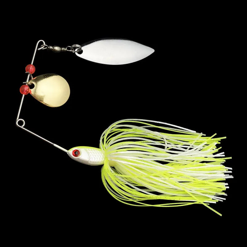 New 1/2PCS Fishing Lure Wobblers Lures Spinners Spoon Bait For Pike Peche Tackle All Artificial Baits Metal Sequins Spinnerbait