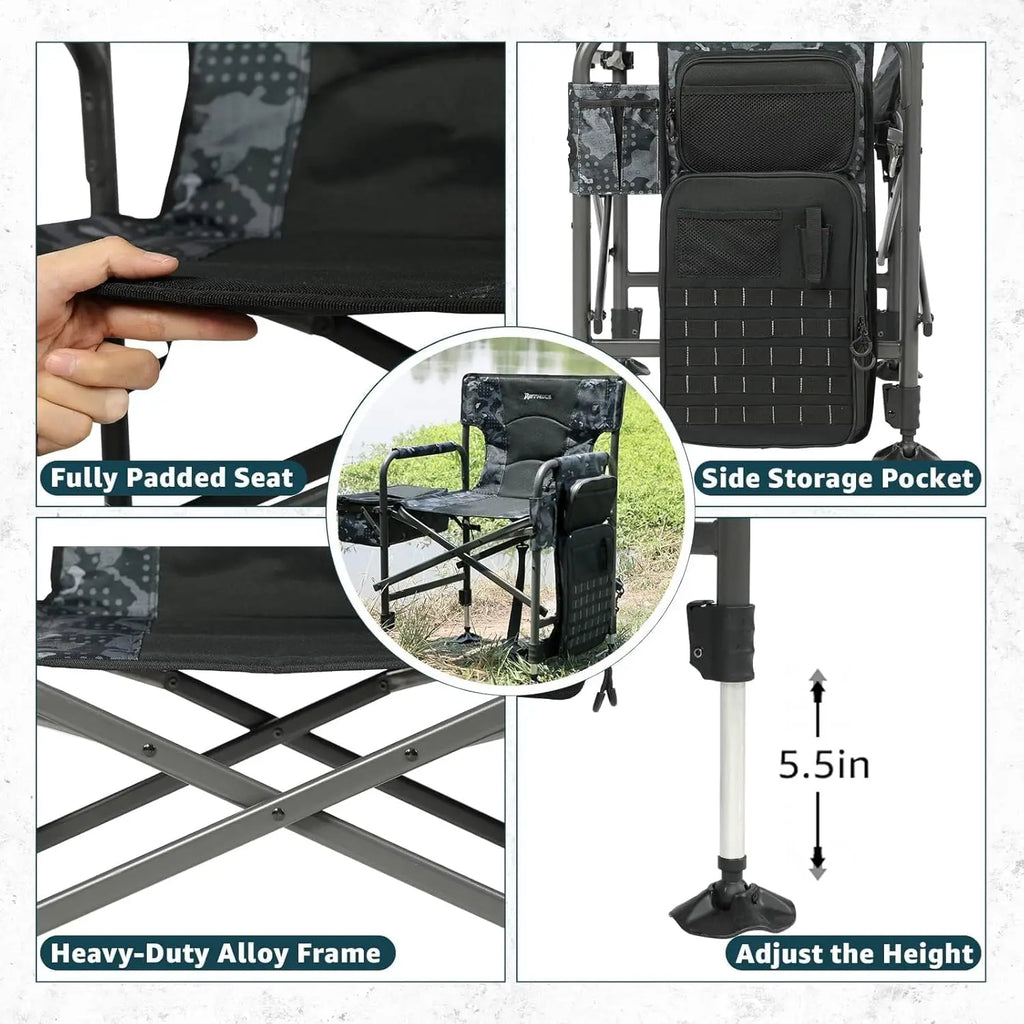 Fishing Chair w/ Rod Holder