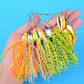 5Pcs Fishing Lure Wobbler Spinners Spoon Bait For Pike Tackle Artificial Baits Metal Lures Sequins Spinnerbait