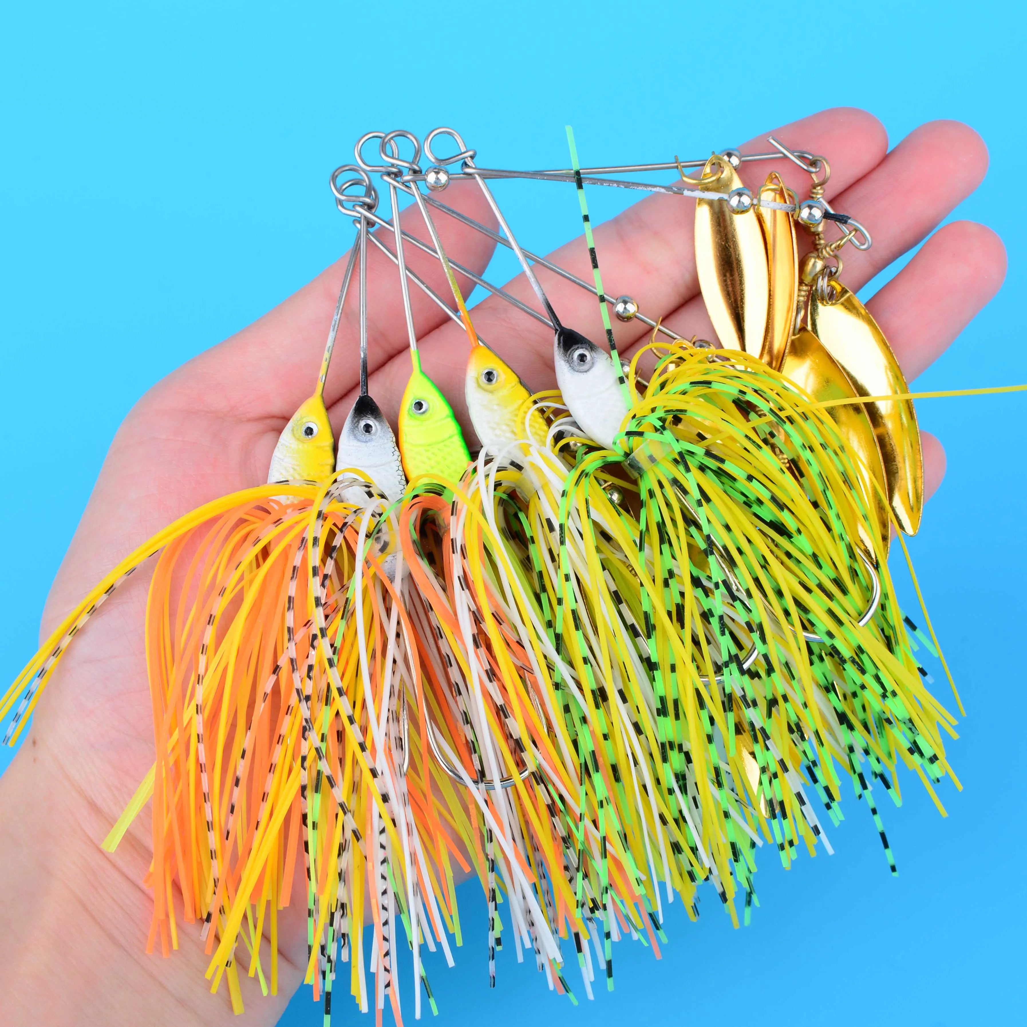 5Pcs Fishing Lure Wobbler Spinners Spoon Bait For Pike Tackle Artificial Baits Metal Lures Sequins Spinnerbait