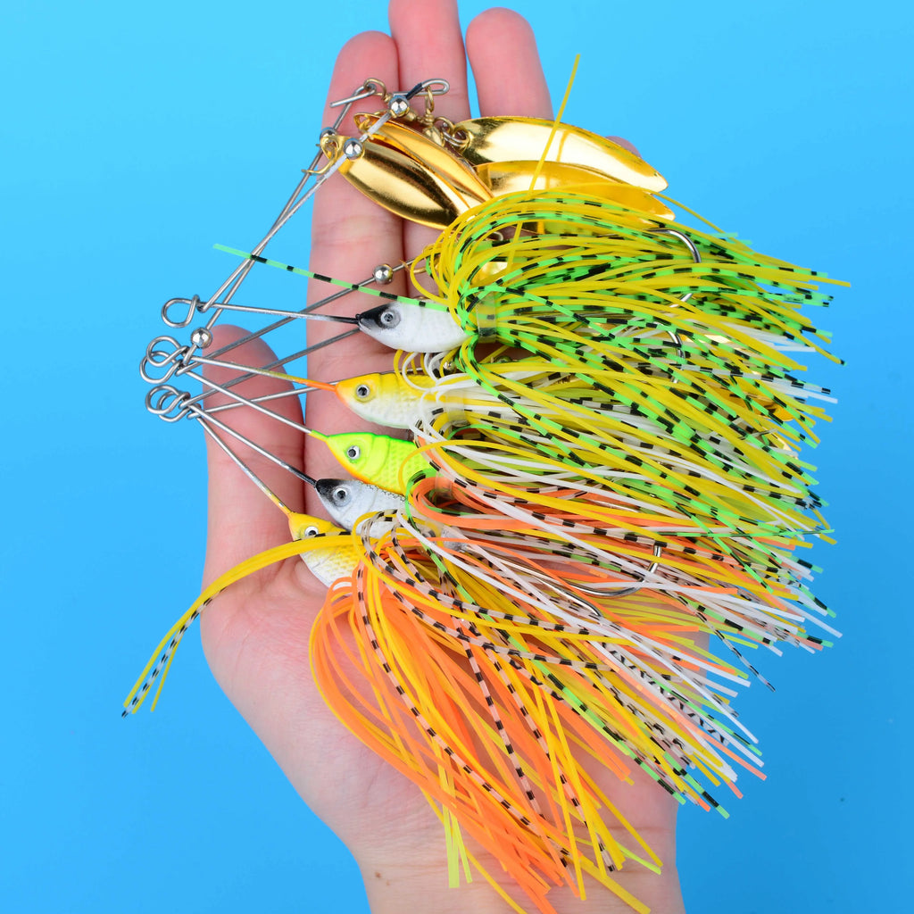 5Pcs Fishing Lure Wobbler Spinners Spoon Bait For Pike Tackle Artificial Baits Metal Lures Sequins Spinnerbait
