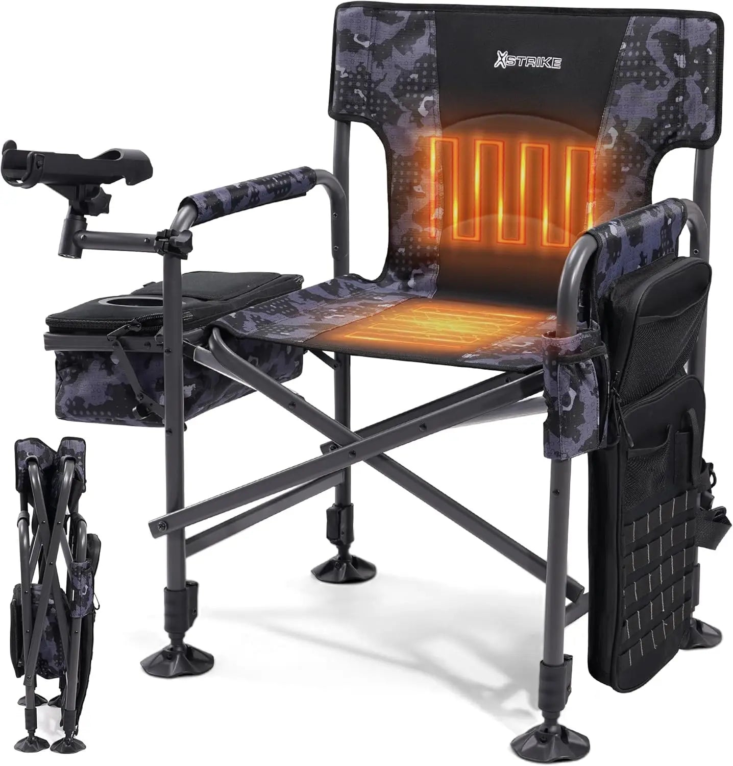 Fishing Chair w/ Rod Holder