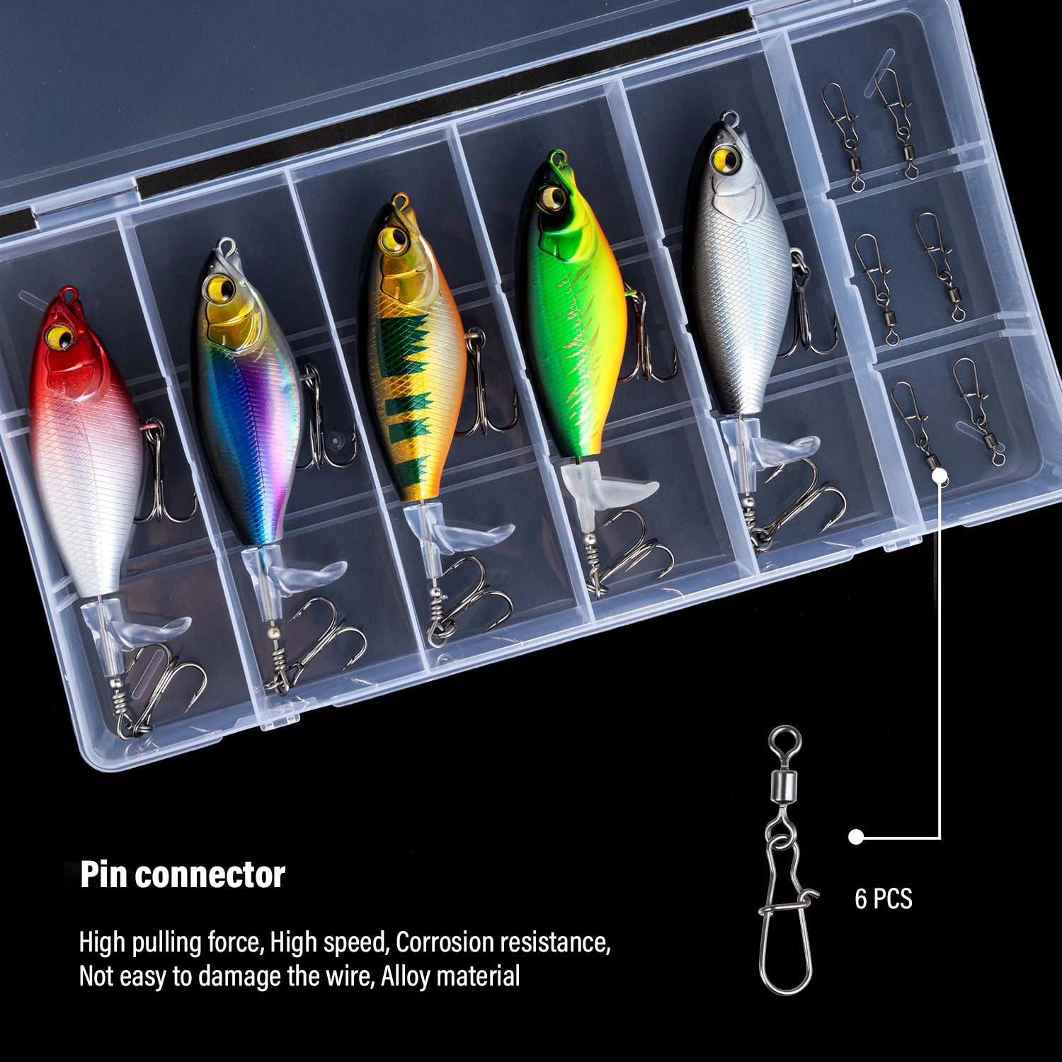 Whopper Top Water Fishing Lure with BKK Hooks Floating Lure for Bass Catfish Pike Freshwater Saltwater