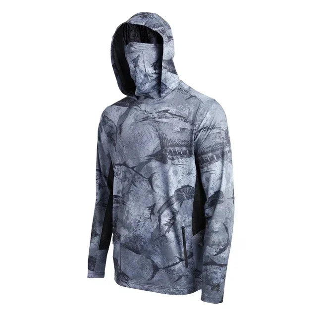 Men’s UPF 50+ Hooded Fishing Shirt