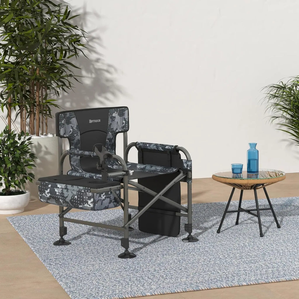 Fishing Chair w/ Rod Holder