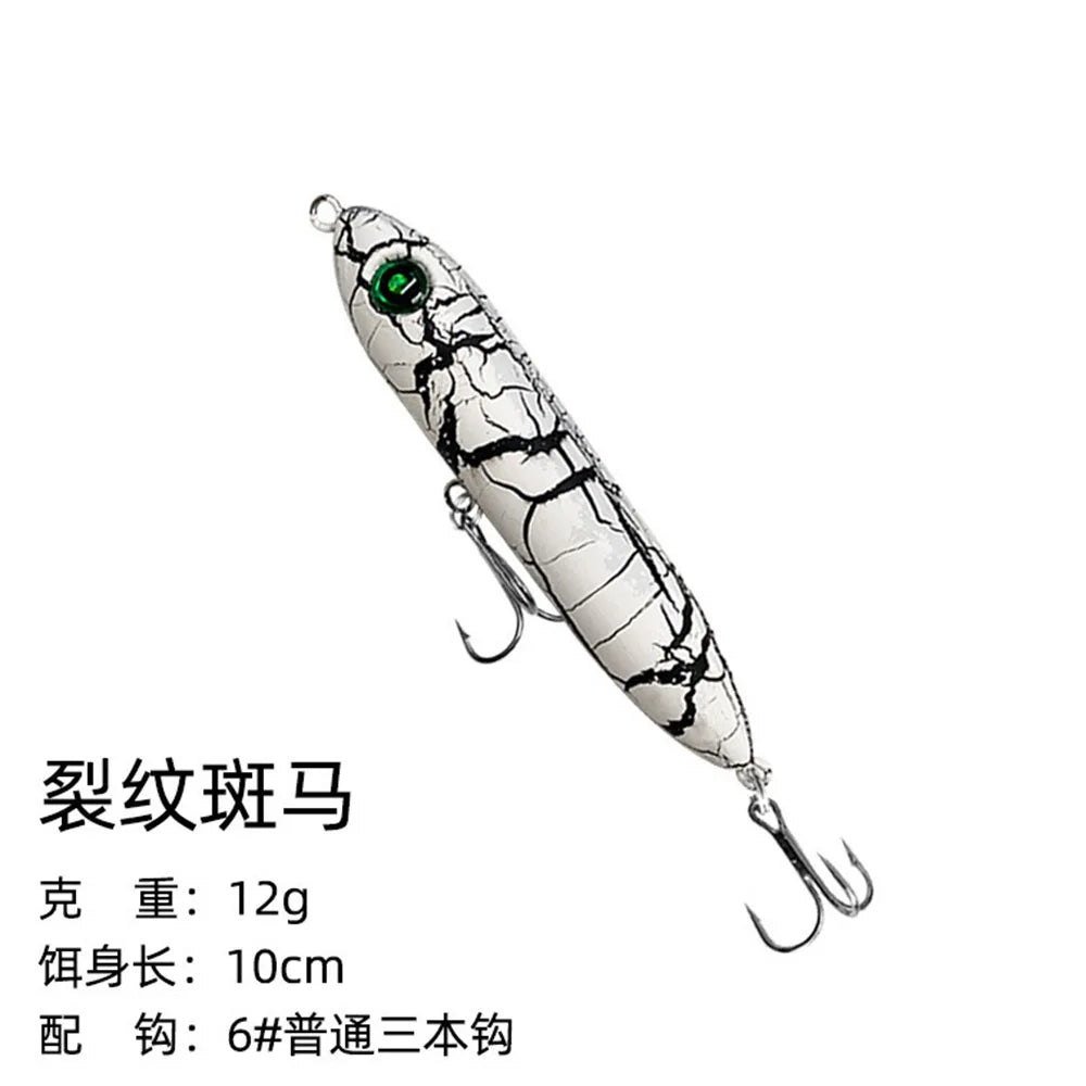 Topwater Fishing Lure 10cm 12g Surface Pencil Lures Floating Long Shot Bait Wobbler Freshwater Super Spook Fishing Tackle