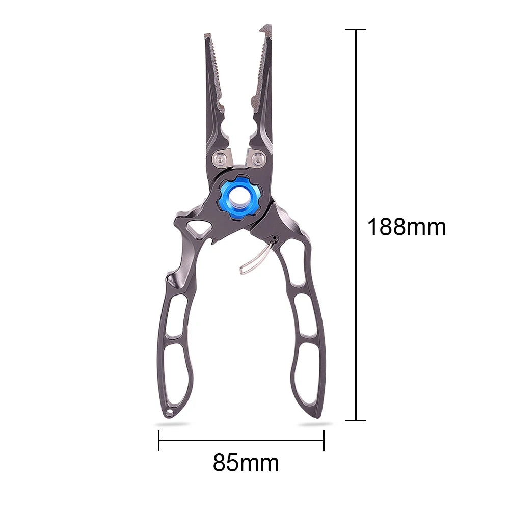 Aluminum Fishing Pliers w/ Cutter