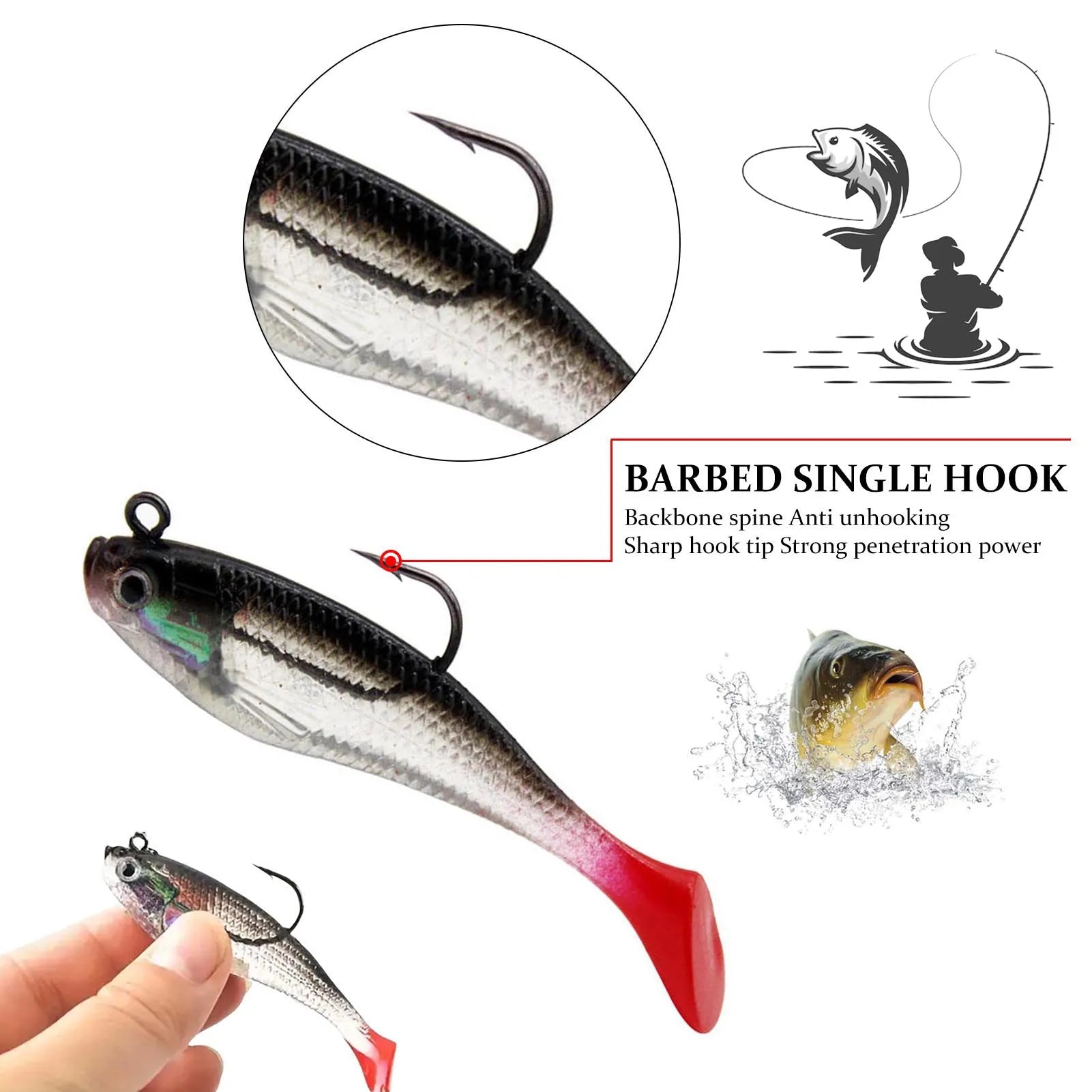 Soft Artificial Bait (5pcs)