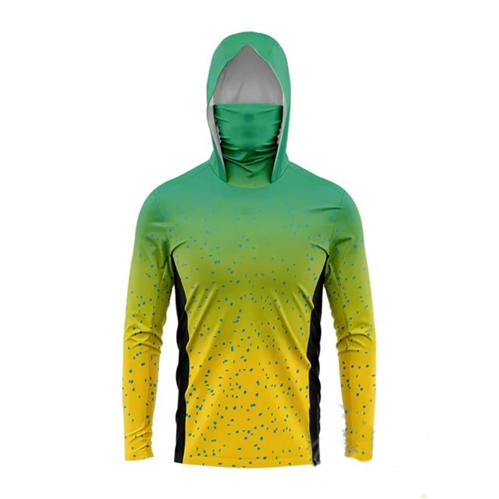 UV Protection Fishing Shirt w/ Mask