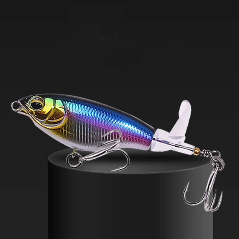 1pc/5pcs Topwater Fishing Lures , Pencil Plopper Fishing Lures for Bass Catfish Pike Perch, Top Water Bass Bait Lure