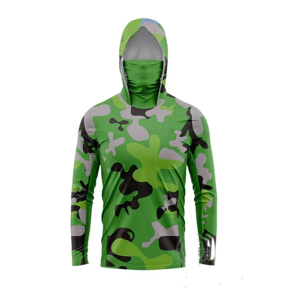 UV Protection Fishing Shirt w/ Mask