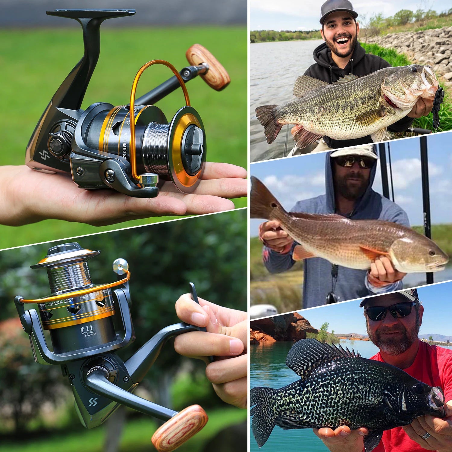 4000/5000 Aluminum Spinning Reel