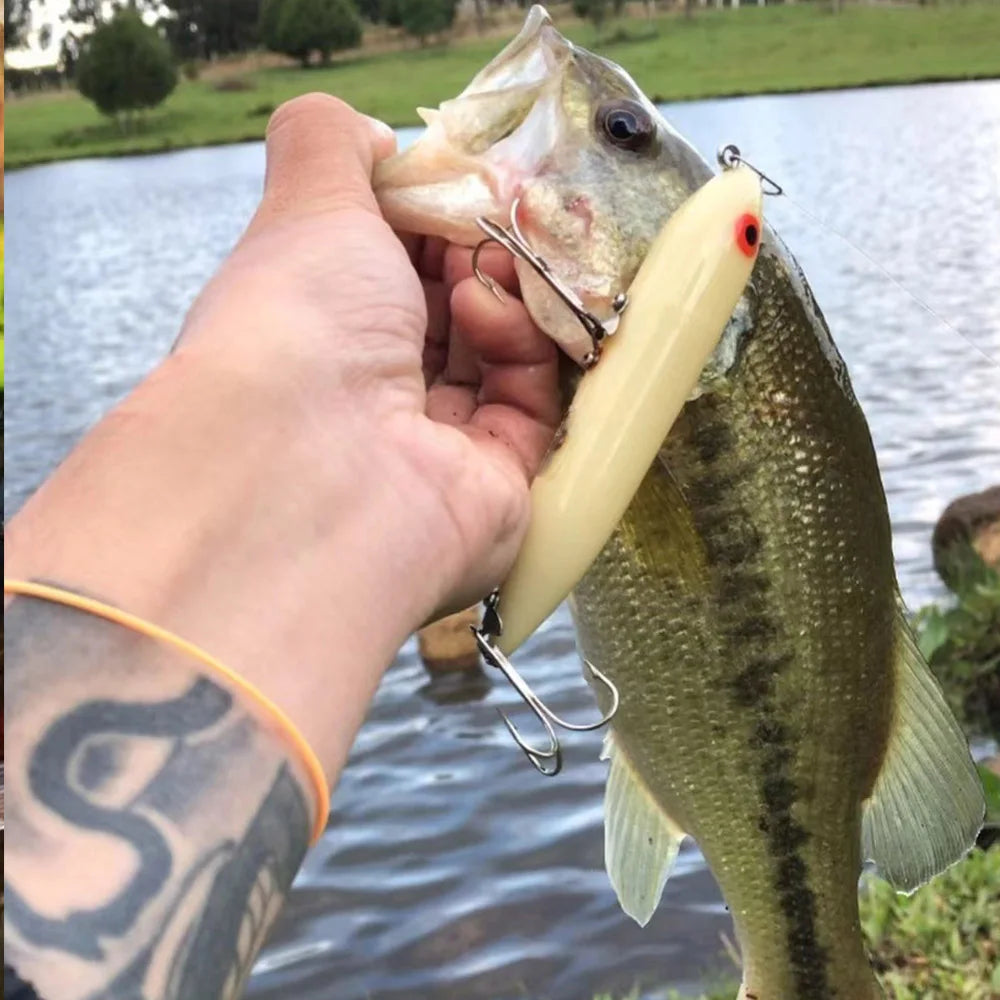 Topwater Fishing Lure 10cm 12g Surface Pencil Lures Floating Long Shot Bait Wobbler Freshwater Super Spook Fishing Tackle