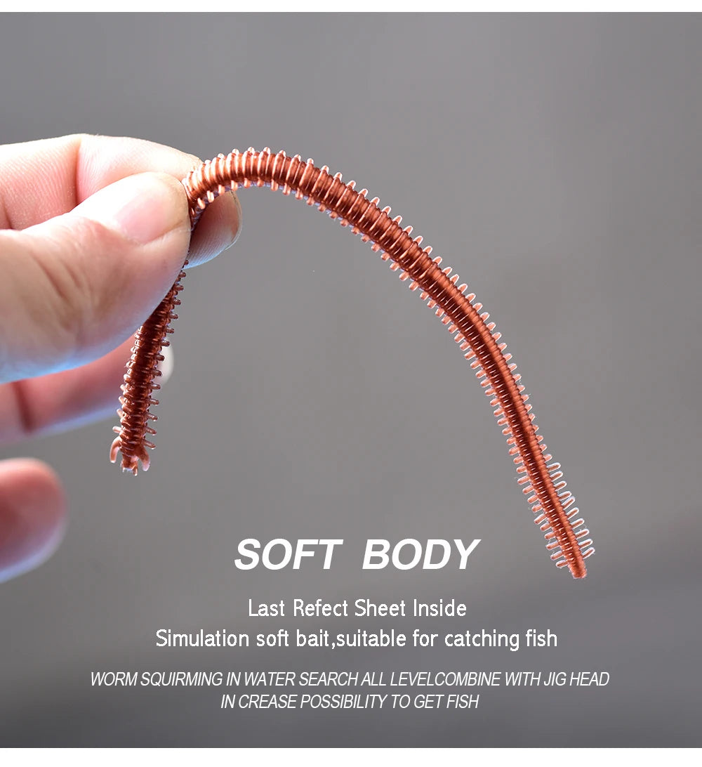OSP Soft Worm Fishing Lure 130mm 1.8g Fake Silicone Fish Bait for Sea Fishing Accessories Professional Swimbait