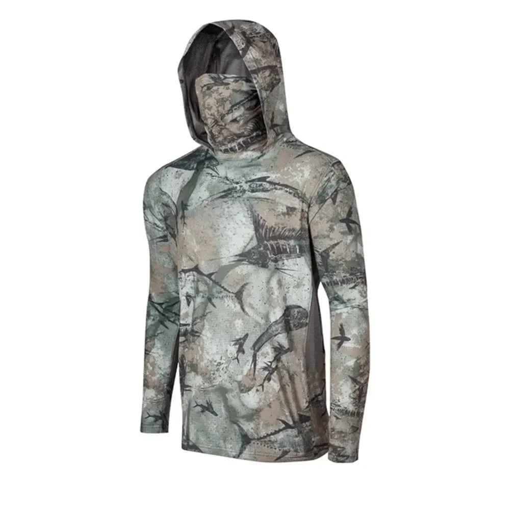 Men’s UPF 50+ Hooded Fishing Shirt
