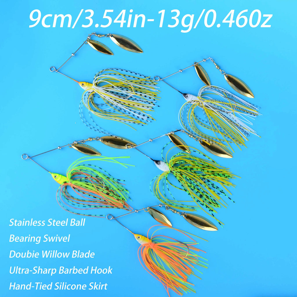5Pcs Fishing Lure Wobbler Spinners Spoon Bait For Pike Tackle Artificial Baits Metal Lures Sequins Spinnerbait