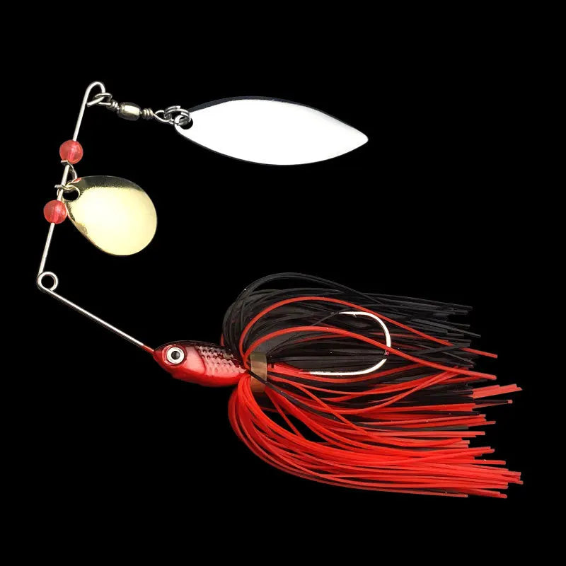 New 1/2PCS Fishing Lure Wobblers Lures Spinners Spoon Bait For Pike Peche Tackle All Artificial Baits Metal Sequins Spinnerbait