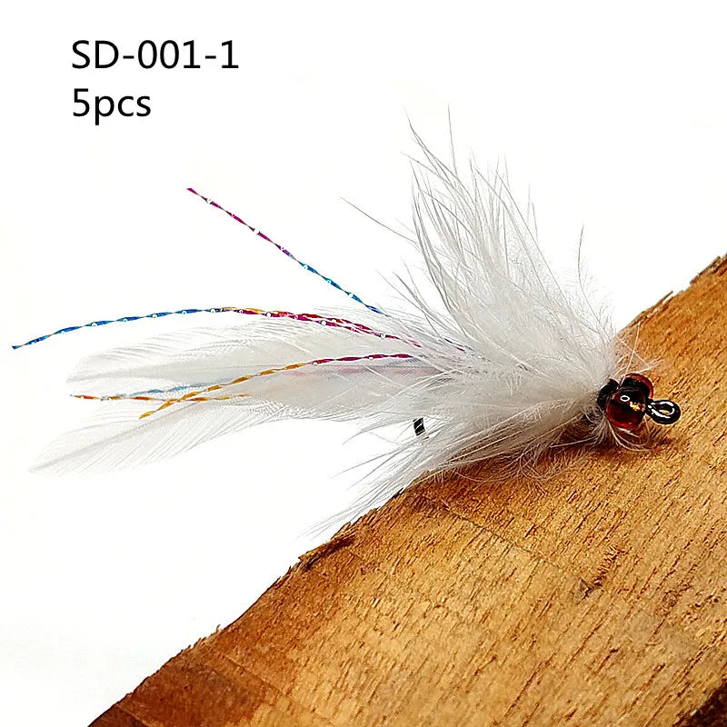 5pcs/8pcs Big Streamer Kit for Saltwater Fishing Vibrant  Flies with Waterproof, Trout, Bass, Muskie | Includes Zonker