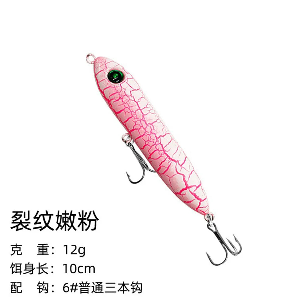 Topwater Fishing Lure 10cm 12g Surface Pencil Lures Floating Long Shot Bait Wobbler Freshwater Super Spook Fishing Tackle