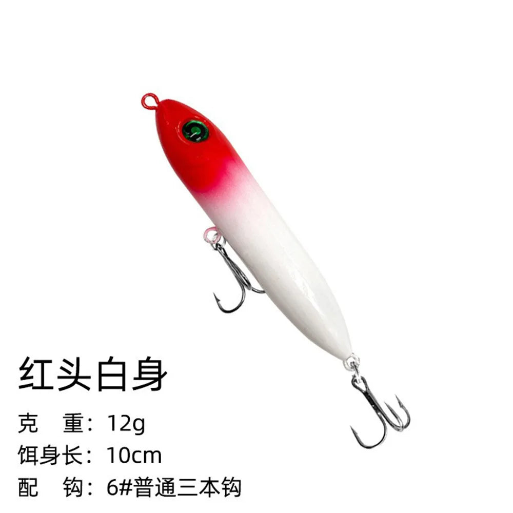 Topwater Fishing Lure 10cm 12g Surface Pencil Lures Floating Long Shot Bait Wobbler Freshwater Super Spook Fishing Tackle