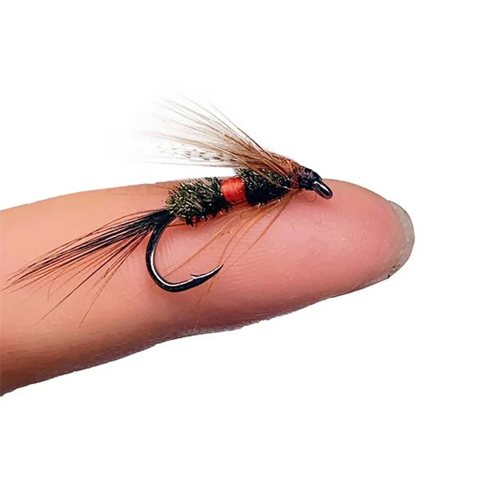 6Pcs/Box Fly Fishing Lure Insects Different Mixed Styles Flies Fishing For Trout Nymph Dry Flies Fly Fishing Lures