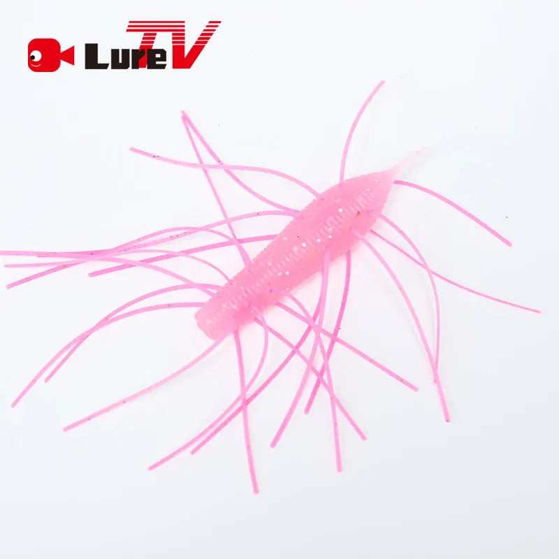 luretv O. S.P OSP HP 3D Wacky lure, soft bait, double tailed  worm, neko lead fishing group, black pit lure